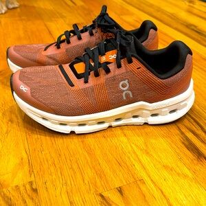 ON cloud RUNNING cloudgo in mahogany/ivory womens size 8 worn 1x